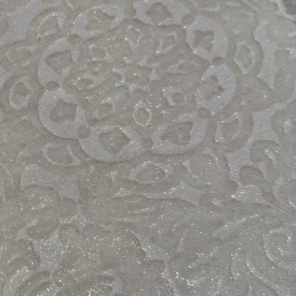 Y2K Express Sheer Burnout Metallic Print Pattern Golden Tank Top Cami Camisole - Picture 5 of 7